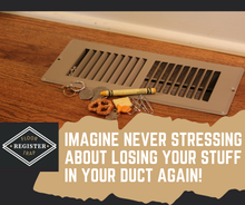 Load image into Gallery viewer, Floor Register Trap 2-Pack | Screen for Home Air Vent Filters (Family Pack - 8 total)