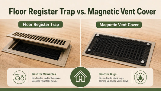  Floor Register Trap vs. Magnetic Vent Cover