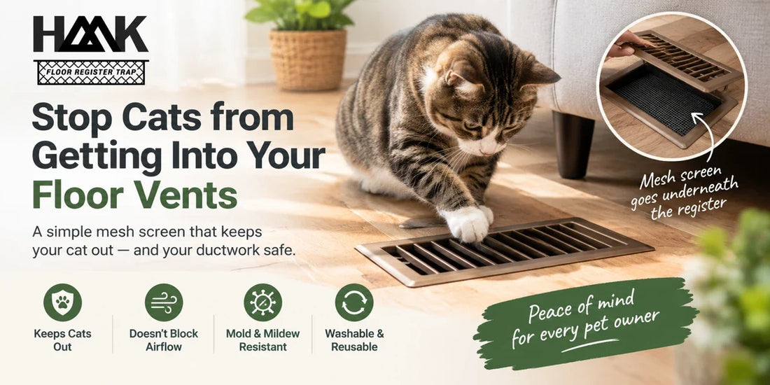 How to Keep Cats Out of Floor Vents