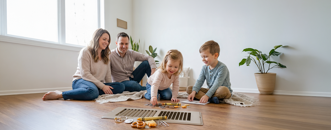 How to Stop Things Falling Down Your Floor Vents (Before They Damage Your HVAC)