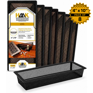 Floor Register Trap | Screen for Home Air Vent Filters (2-Pack / 4,6,8-Pack)
