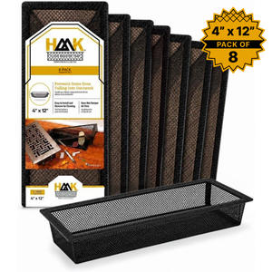 Floor Register Trap | Screen for Home Air Vent Filters (2-Pack / 4,6,8-Pack)