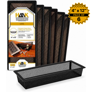 Floor Register Trap | Screen for Home Air Vent Filters (2-Pack / 4,6,8-Pack)