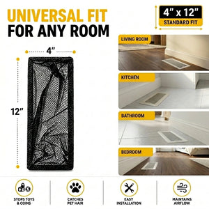 Floor register trap size for your room